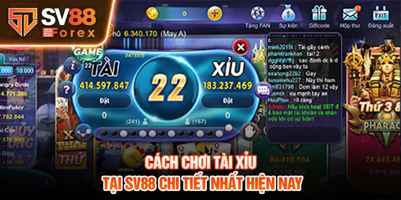 Cách chơi tài xỉu tại Sv88 chi tiết nhất hiện nay